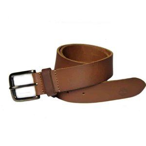 Timberland Genuine Leather Belt Casual Brown Men's Size 32